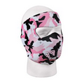 Reversible Pink Camo/Black Neoprene Face Mask